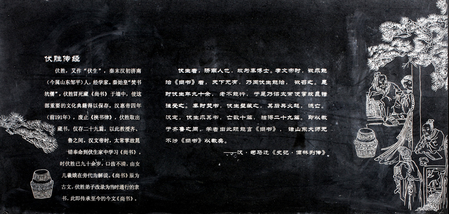 伏胜传经-齐鲁师范学院︱Qilu Normal University